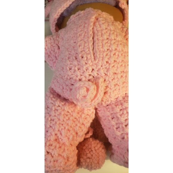 1991 Treasure Troll Tot 14" Doll Bellybutton Wishstone Pink Pig Outfit Vintage - Picture 6 of 13